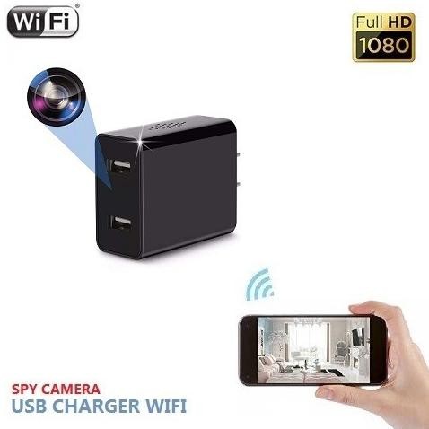 Spy Camera Charger USB HD WIFI - Kamera Pengintai Charger