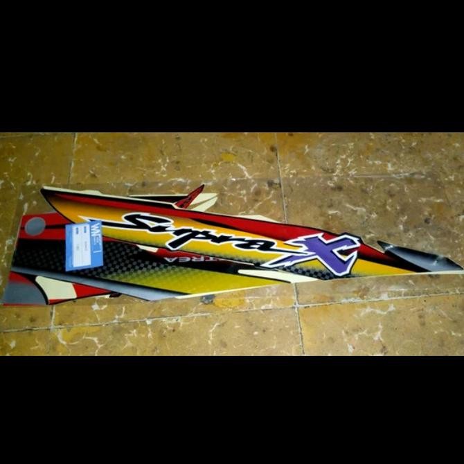striping sticker stiker body honda supra X 100 nos malaysia
