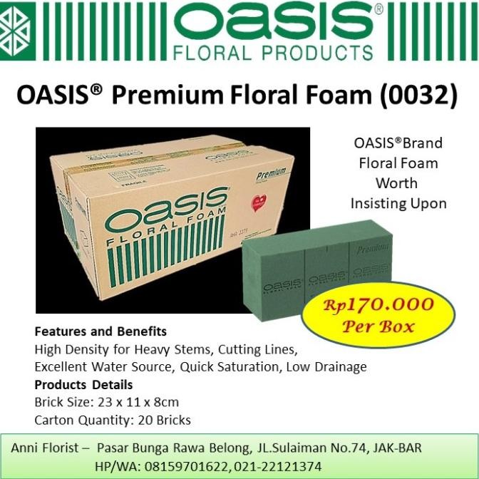 Oasis Floral Foam Busa Basah Co