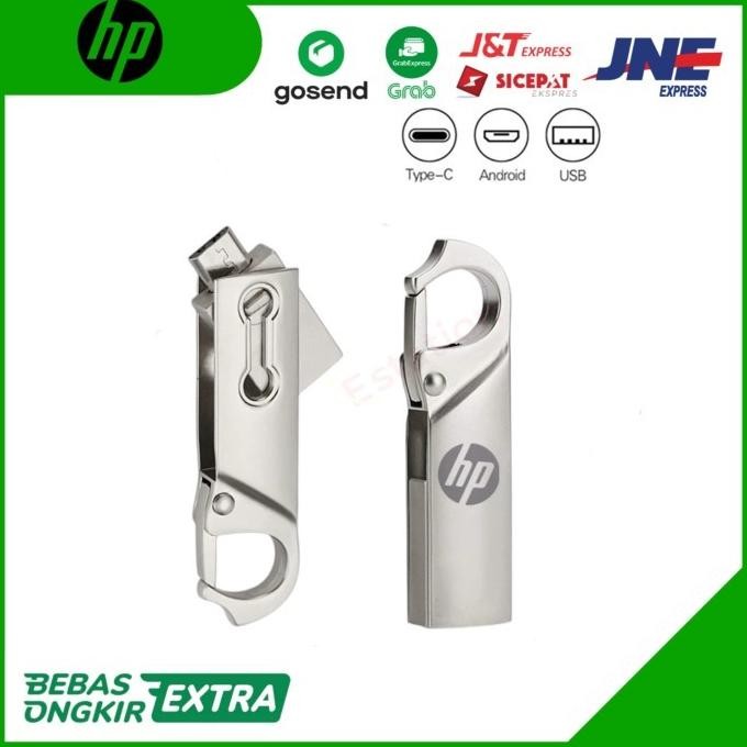 WIL_OLSHOPP FLASHDISK HP OTG TYPE C 1TB 3.0 USB HIGH SPEED FLASHDRIVE 1TB 2TB 2004T