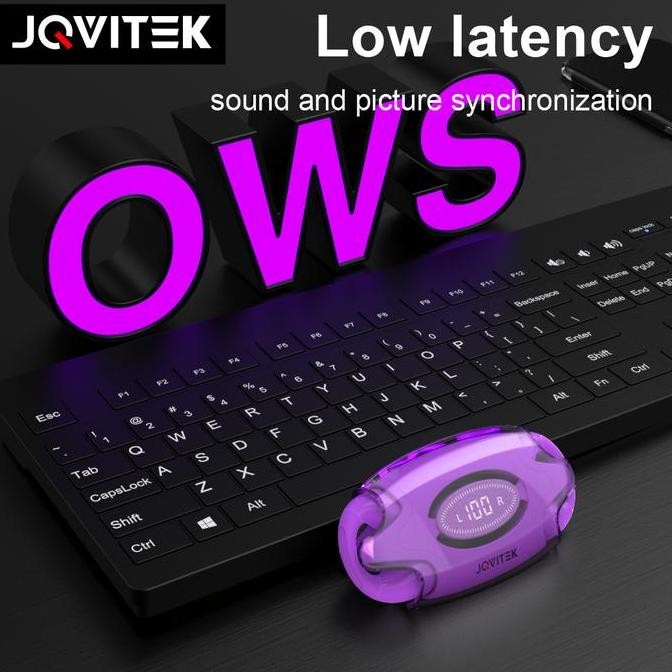 Promo Kaiyo ExclusiveJovitech Ep28 Ear Clip Wireless Headset Bluetooth Led Display Smart Touch Long 
