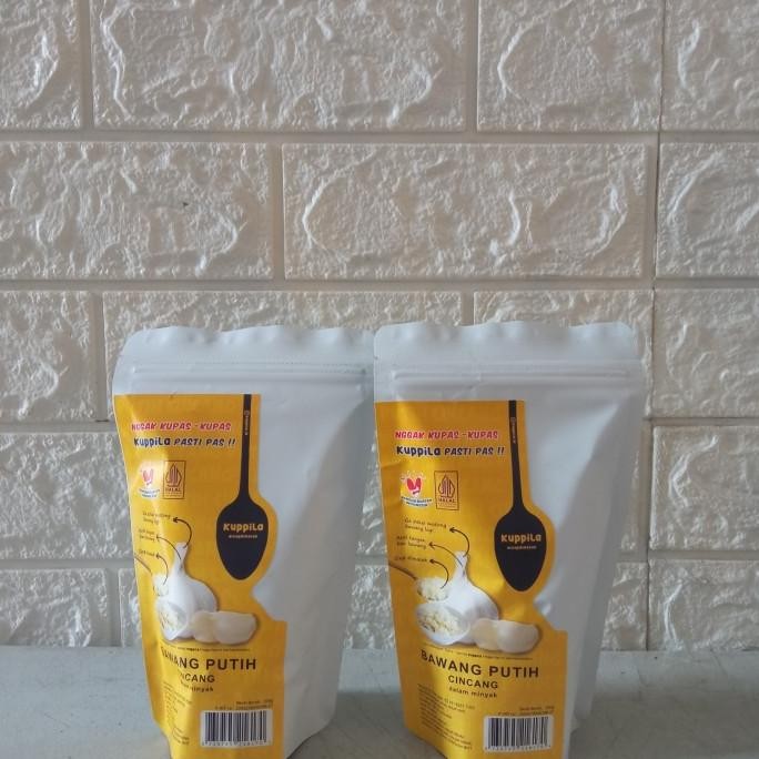 

#@#@#@#@] kuppila bawang putih cincang dalam minyak pouch 100gr