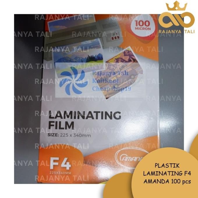 

PLASTIK LAMINATING F4 AMANDA 100 pcs