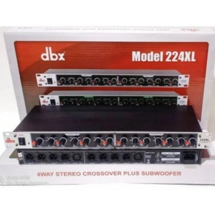 Crossover Dbx 224Xl 4 Way + Subwoofer Dbx 224Xl Co