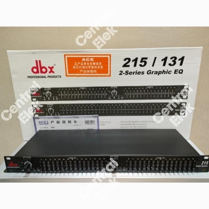 Equalizer Dbx215 / 131 Dbx 215/131 Grade A ( 15 Channel ) Co