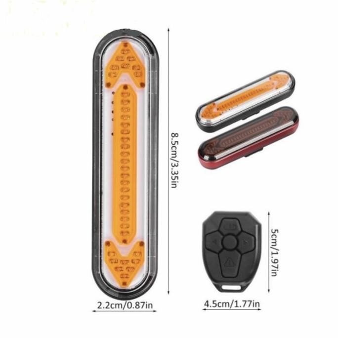 LAMPU BELAKANG SEPEDA SEIN KANAN KIRI WIRELESS REMOTE BK600 ROCKBROS