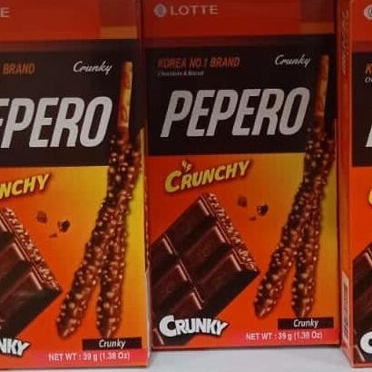 

paling diminati] lotte pepero crunky 39gr