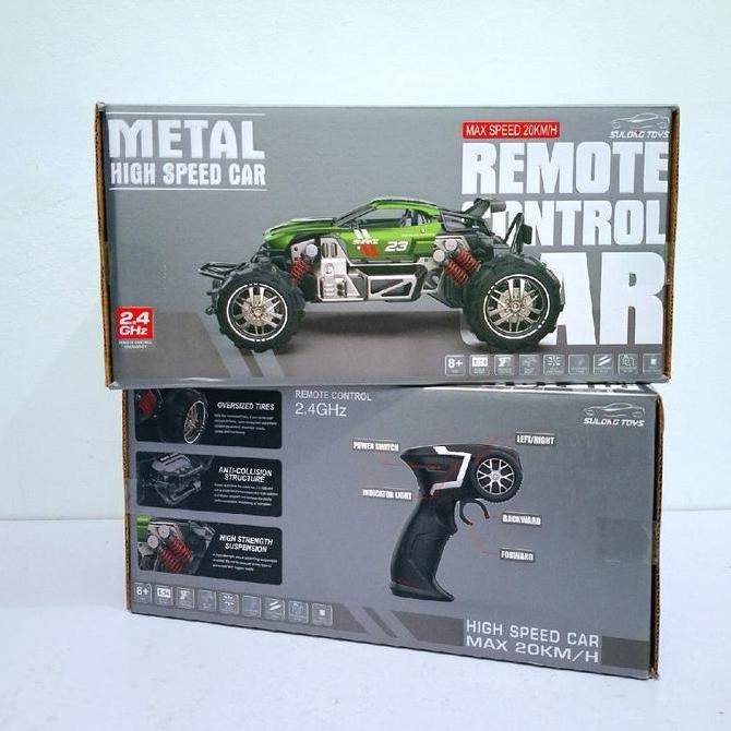Mainan Anak RC Mobil Off Road Bahan Metal ~ RC METAL HIGH SPEED Balap Ban