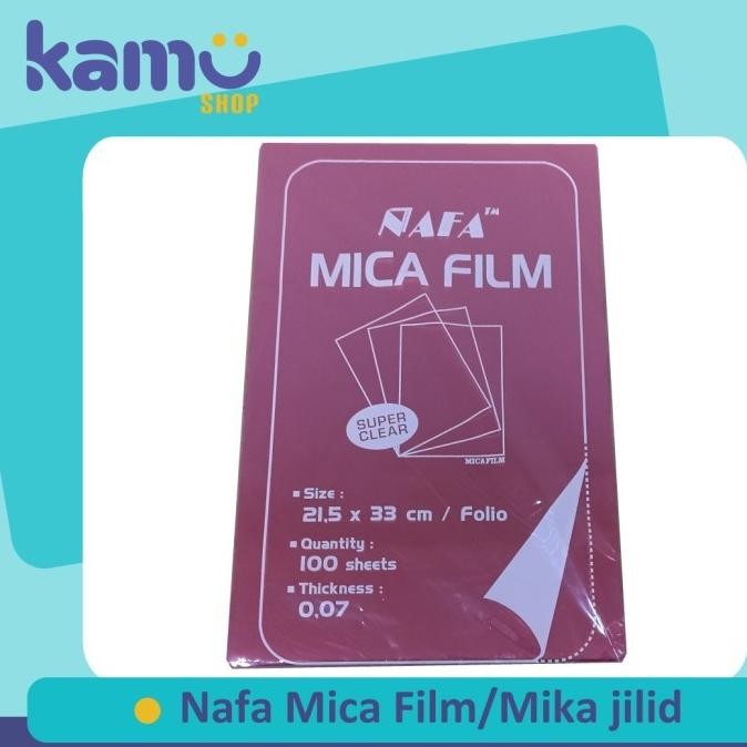 

[Good] Nafa Mica Film / Mika jilid / Mika Film Warna [Isi 100 lembar] - MFF