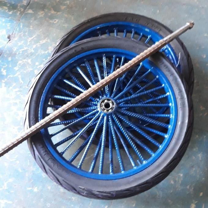 Bisa Grab Roda Gerobak Ruji Besi18 Ring 17Inch Roda Kastor Ban Gerobak