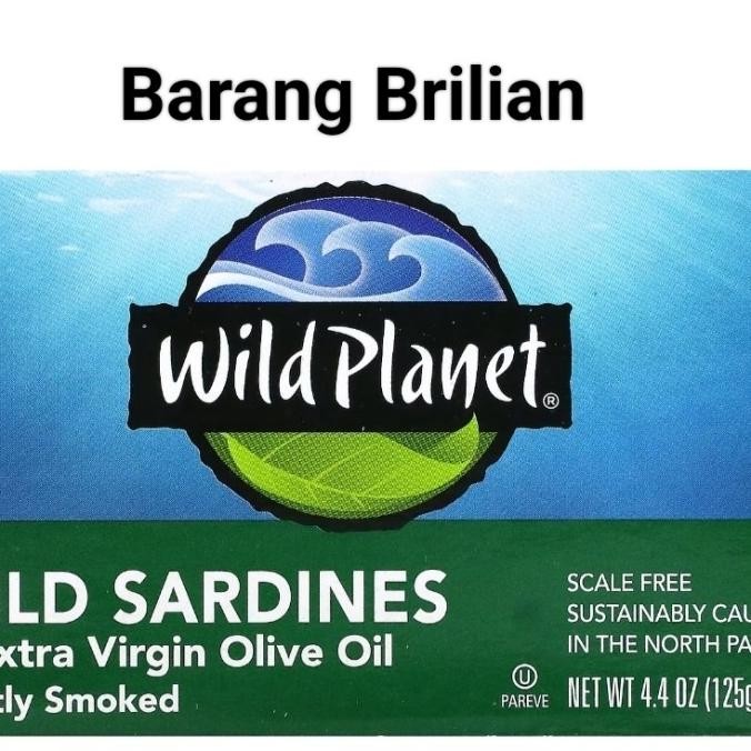 

Wild Planet Wild Sardines in Extra Virgin Olive Oil 125 Gram USA