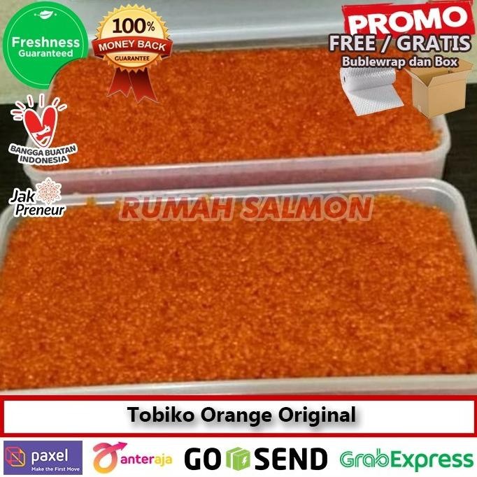 

Tobiko Orange 500gr | Telur Ikan Terbang