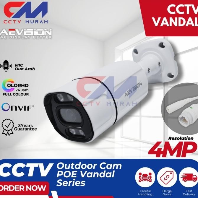Promo Camera Cctv Outdoor 4Mp Ip Aevision