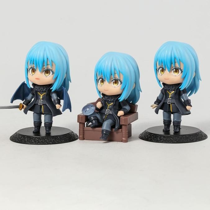 That Time I Got Reincarnated as a Slime Rimuru Figure Rimuru set 3 [gembira dendang] mainan