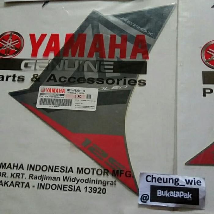 Lis Body Stiker Striping Aerox 125 2016 Matt Grey 10Pc Ori Yamaha Ygp Original Dan Terpercaya