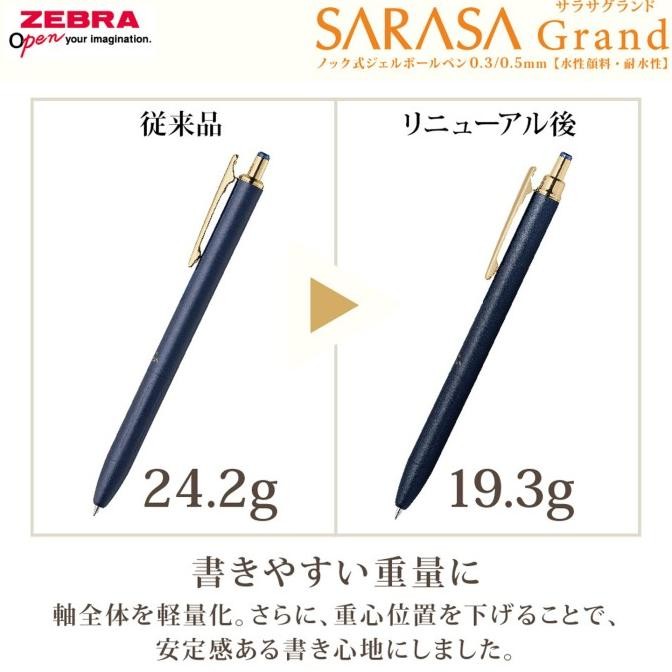 

NEW Zebra Sarasa Grand New Version 0.3mm 0.5mm Vintage Retro Color Gel Ink Pen Pulpen Premium JJ57 JJH57