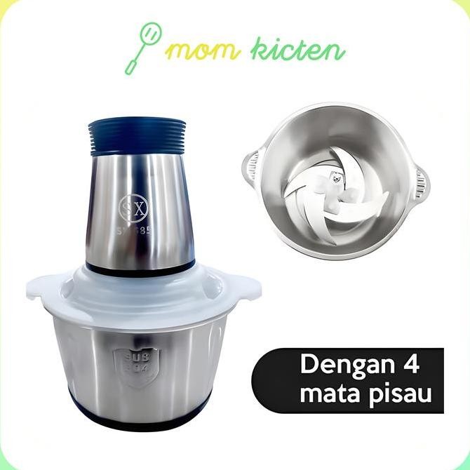 CHOPPER DAGING STAINLES/BLENDER PENGGILING SERBAGUNA/MEET GRINDER Pisau Gilingan