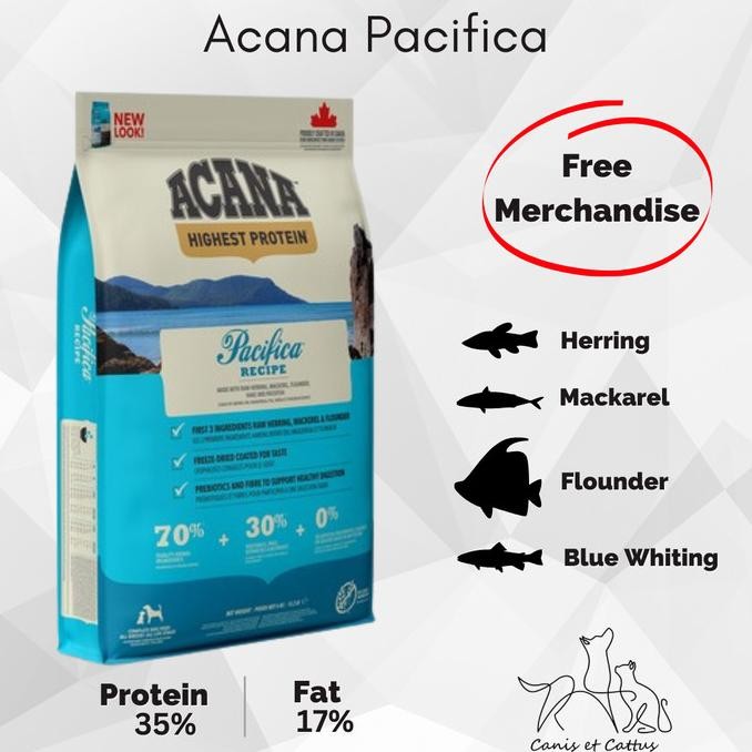 Murah Acana Dog Food Pacifica 11,4 Kg