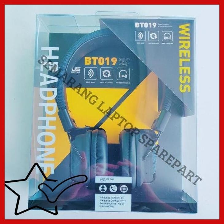 [SLS] REXUS BT019 Headset Bluetooth Original Gaming Headphone Wireless Bagus