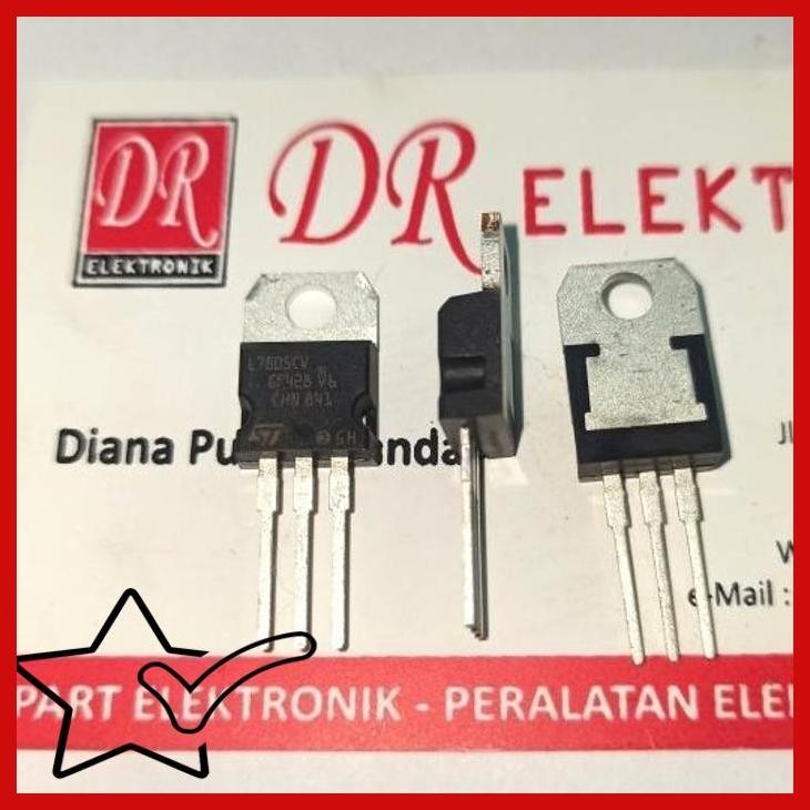 [DRE] IC Regulator ASLI ST Ori 7805 Original L7805 L7805 L7805CV CHN