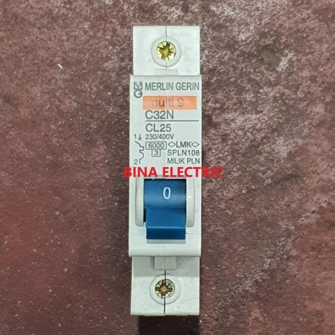 Promo MCB Multi9/Multi 9 Merlin Gerin C32N CL32 32A 1P Pala Biru COD