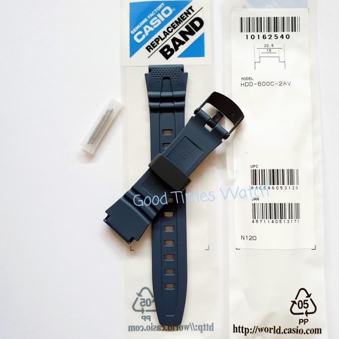 STRAP HDD-600C-2AV / HDD-600 / Casio Original murah