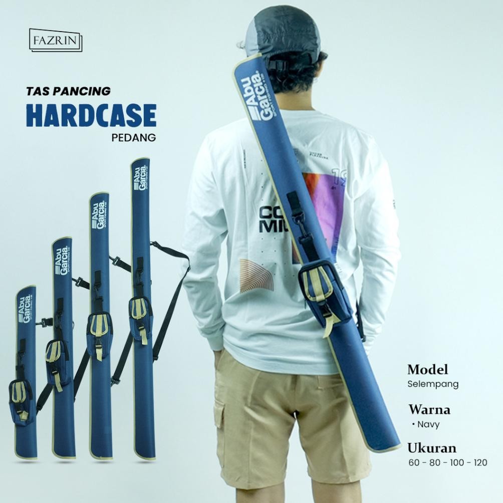TAS JORAN PANCING ROD HARDCASE MODEL PEDANG ANTI AIR UKURAN 60-120 CM TAS JORAN PEDANG ABU GARCI* HA