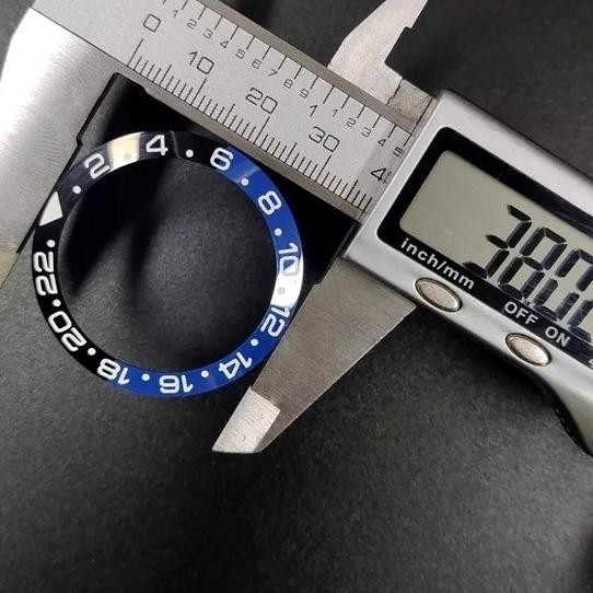 bezel insert ceramic skx srpd batman mod seiko rolex murah