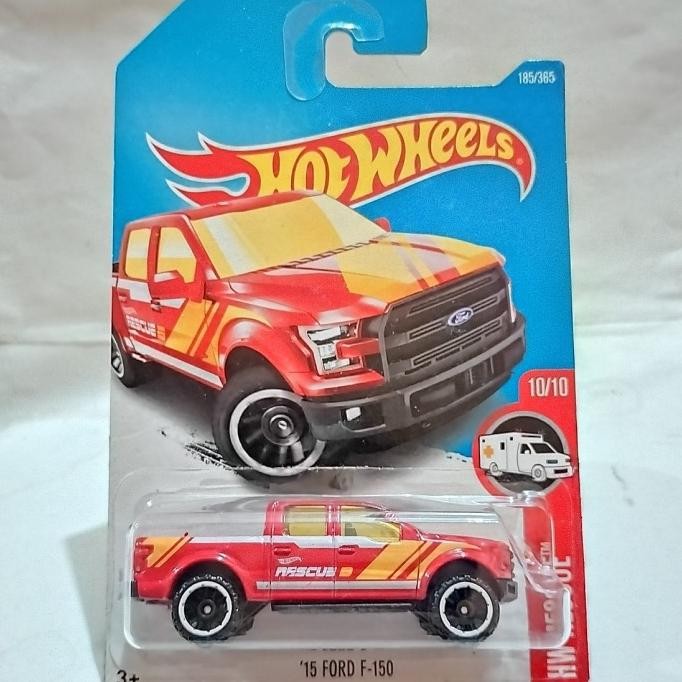 Hot Wheels Hotwheels 15 FORD F150 HW Rescue Merah/Red (Blister penyok)
