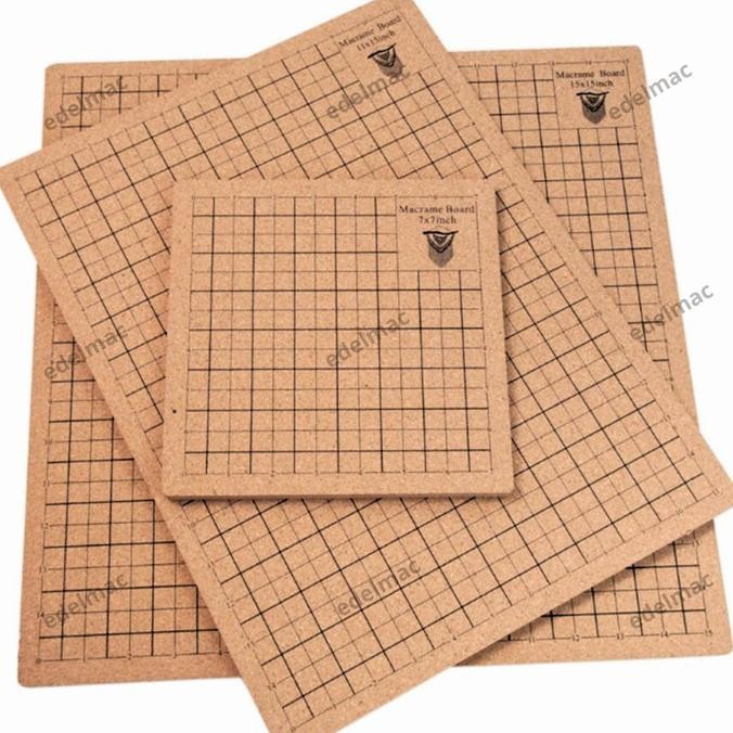 

NEW Papan Macrame Art Board Padded Cork Board Push Pins Cross-border