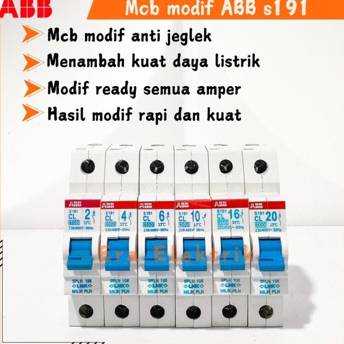 ORIGINAL MCB modif PLN ABB 4a Anti Jeglek Bisa Request