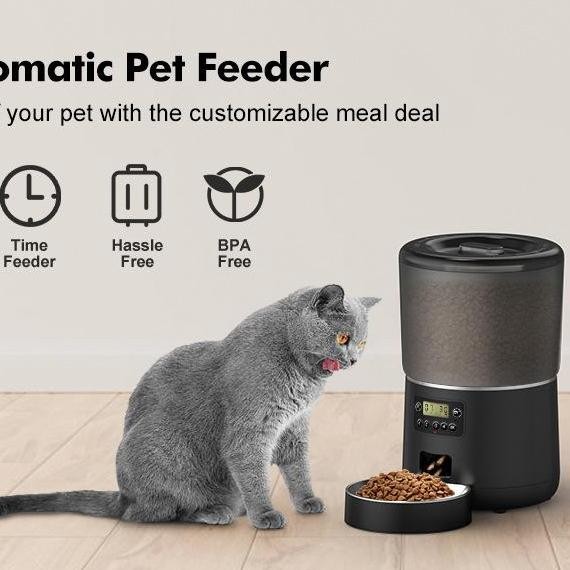 Promo Automatic Pet Feeder Mesin Dispenser Makanan Otomatis Kucing Anjing