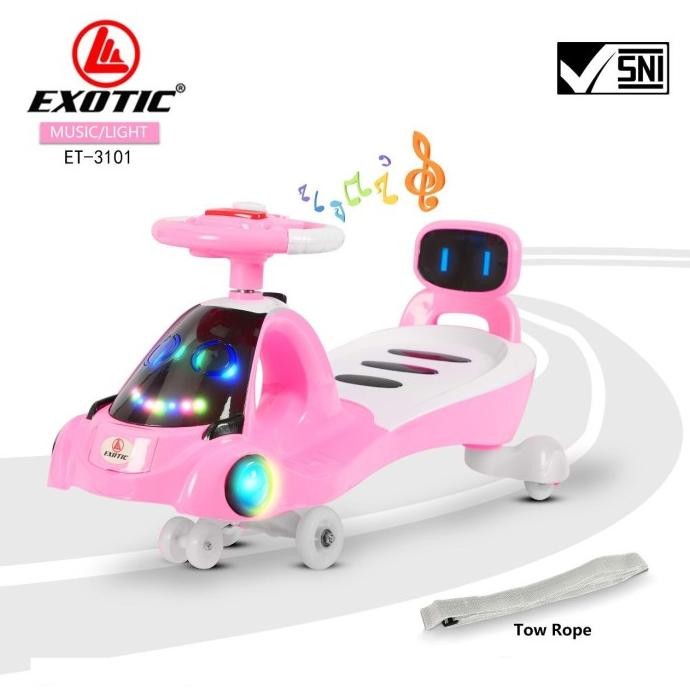 Grosir Et 3101 Mainan Mobilan Anak - Swing Car Et 3101