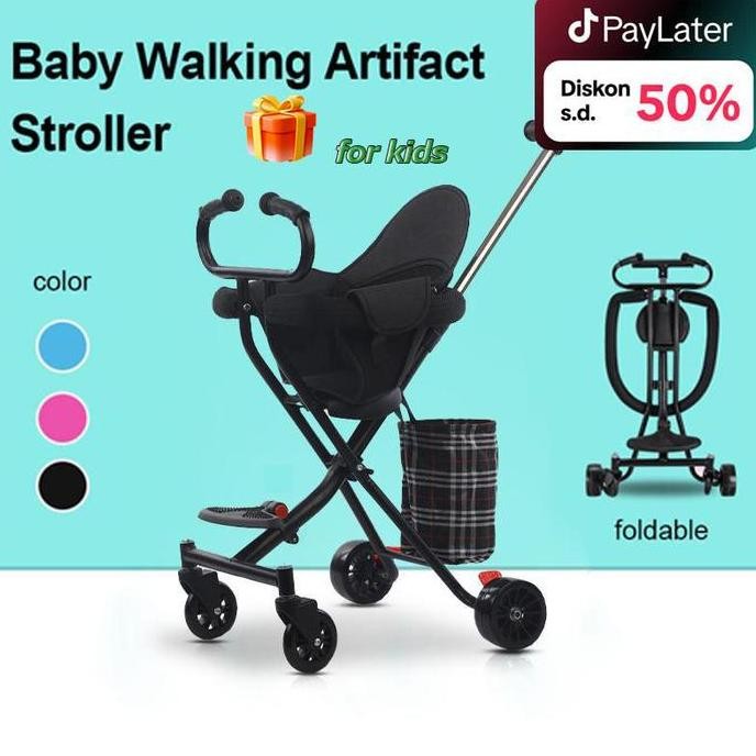 Murah Nina Baby Magic Stroller Baby Lipat Travelling/Magic Stroller Bayi Lipat Travelling Kecil/Kere