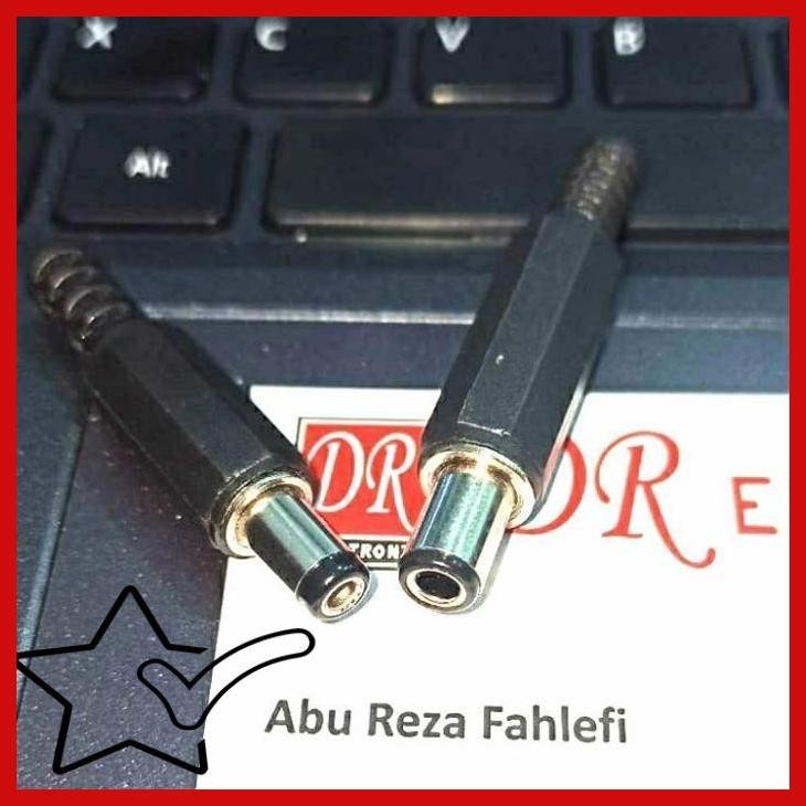 [DRE] Jack Dc Male LUBANG BESAR / KECIL Socket Power in Adaptor Connector