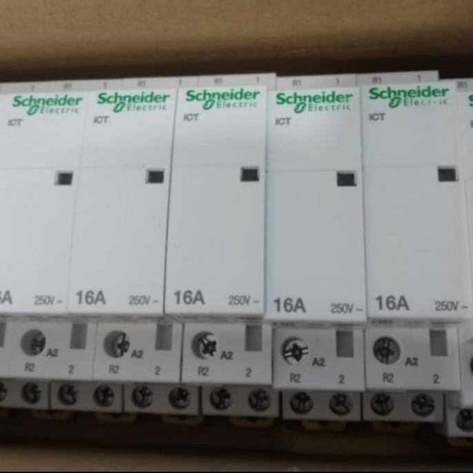 Contactor Schneider Ict 16A 2No 230/240Vac  Kontaktor Din Ict 16Amper 2No 250V Schneider A9C22712 Or