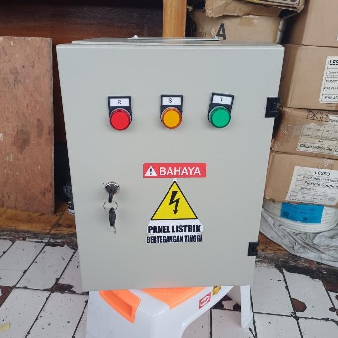 Panel Listrik 3Phass 60A Box 30X40 Indoor New Stok