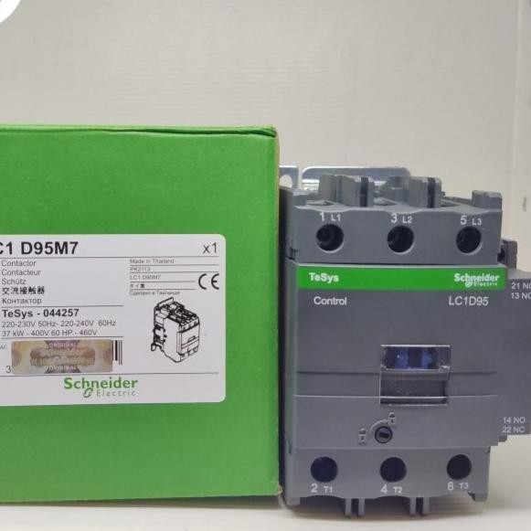 Kontaktor Contactor Lc1D95M7 220V Lc1D95 M7 Lc1D95 220V New Stok