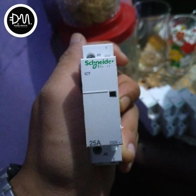 Schneider Contactor Ict 25A 1No A9C20731 | Schneider Contactor Din Ict 25A 1No A9C20731 New Stok