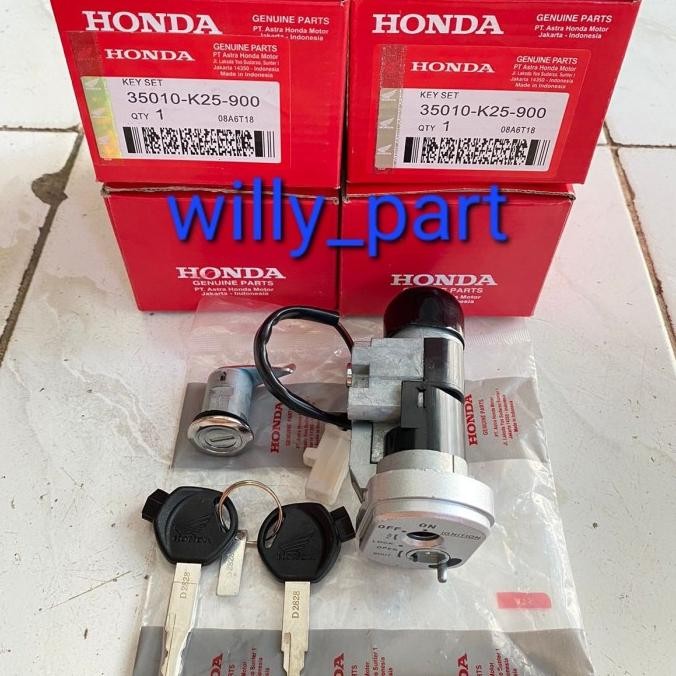 Kunci Kontak Set + Kunci Jok Beat Fi, Beat New 2014-2016 K25 Beat Fi