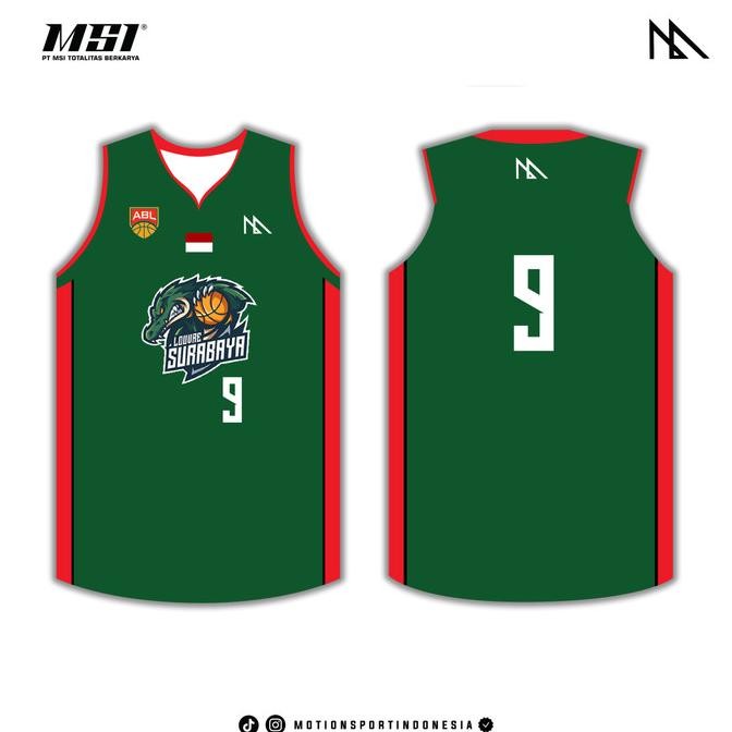 Sale Jersey Basket Msi - Louvre Abl 2023 Green