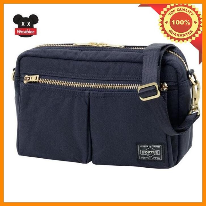 [WES] PORTER DRAFT SHOULDER BAG TAS SELEMPANG YOSHIDA KABAN JAPAN NAVY