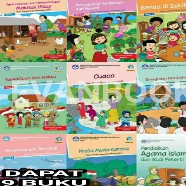 

Paket Buku Tematik Kelas 3 Lengkap 1 Tahun Tema 1,2,3,4,5,6,7,8 & PAI