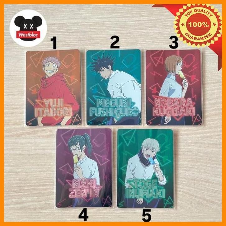 [WES] JUJUTSU KAISEN JJK MOVIC NEON COLLECTION VOL.2 CARD MADE IN JAPAN HOLO PHOTO KARTU JEPANG OFFI