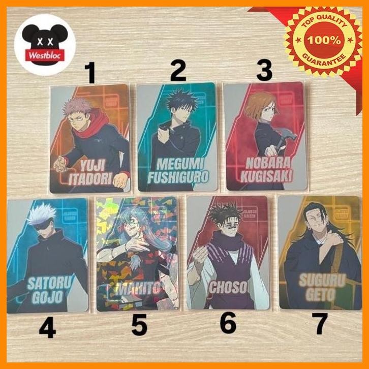 [WES] JUJUTSU KAISEN JJK MOVIC NEON COLLECTION VOL.2 CARD MADE IN JAPAN HOLO PHOTO KARTU JEPANG OFFI