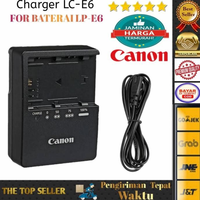 Produk Baru Charger canon lc-e6 carjer for 6d 7d 60d 70d carger canon 5dii 5diii