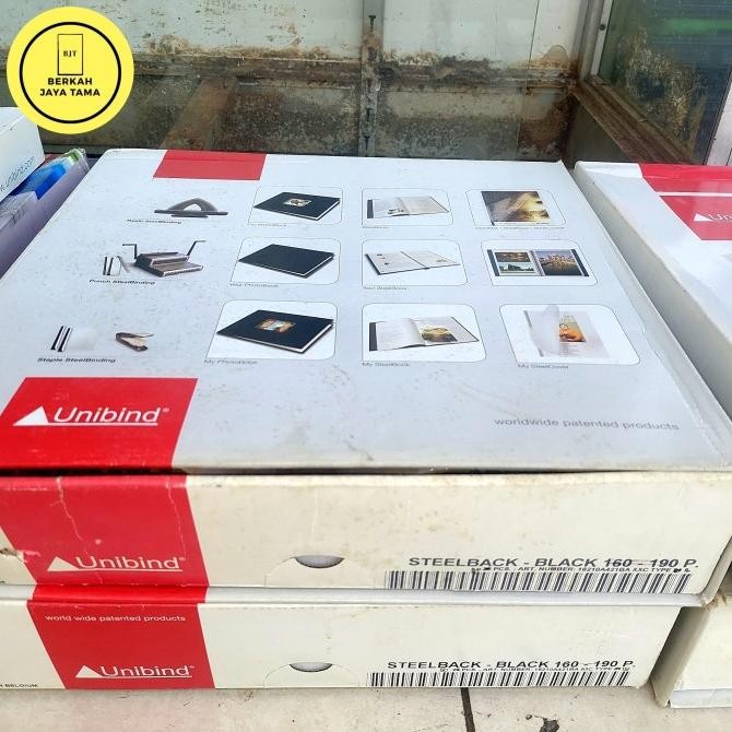 Unibind Steel Back-160-190P Asli New Stok
