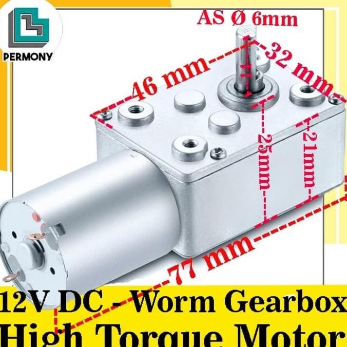 Gearbox Motor Dc Worm Gear Box High Torque Jgy370