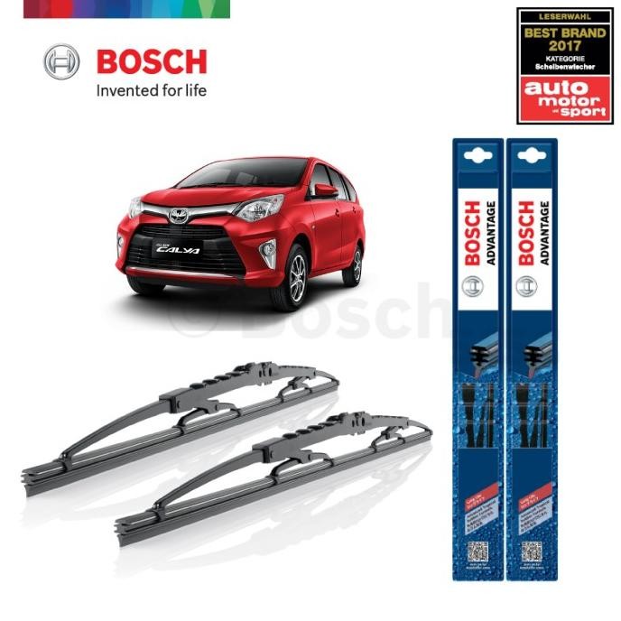 Wiper Mobil Toyota Calya Sepasang Bosch Advantage Terjangkau & Original