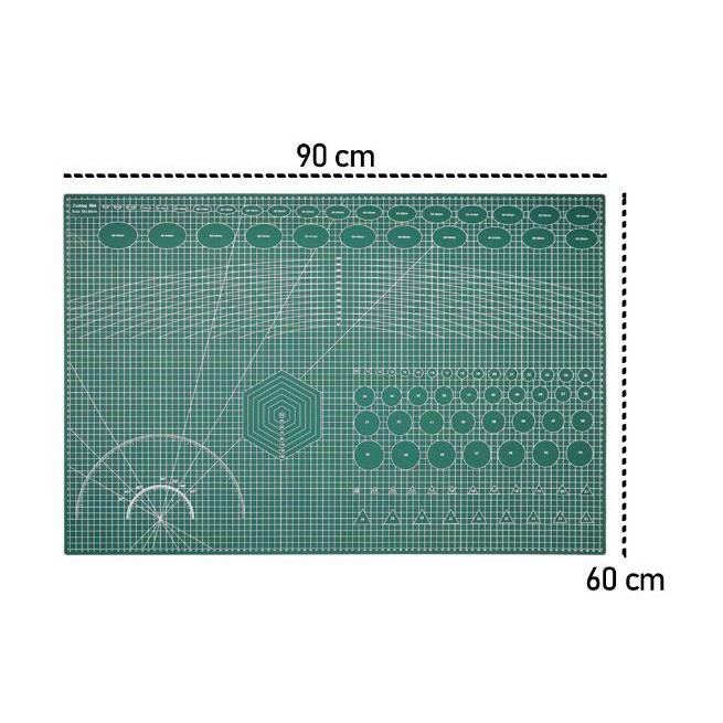 

Cutting Mat Cutting Pad Board Papan Potong Kerja A1 90 x 60 cm